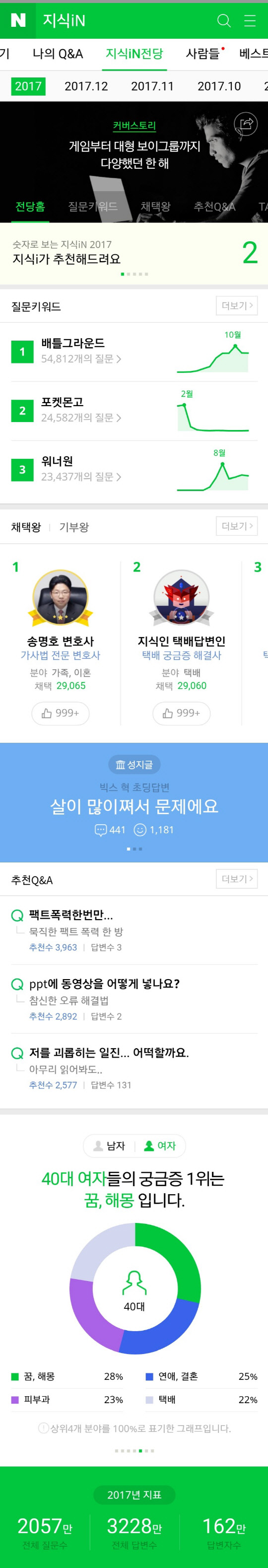 네이버가 공개한 '2017년 지식iN 전당' 이미지<네이버 제공>